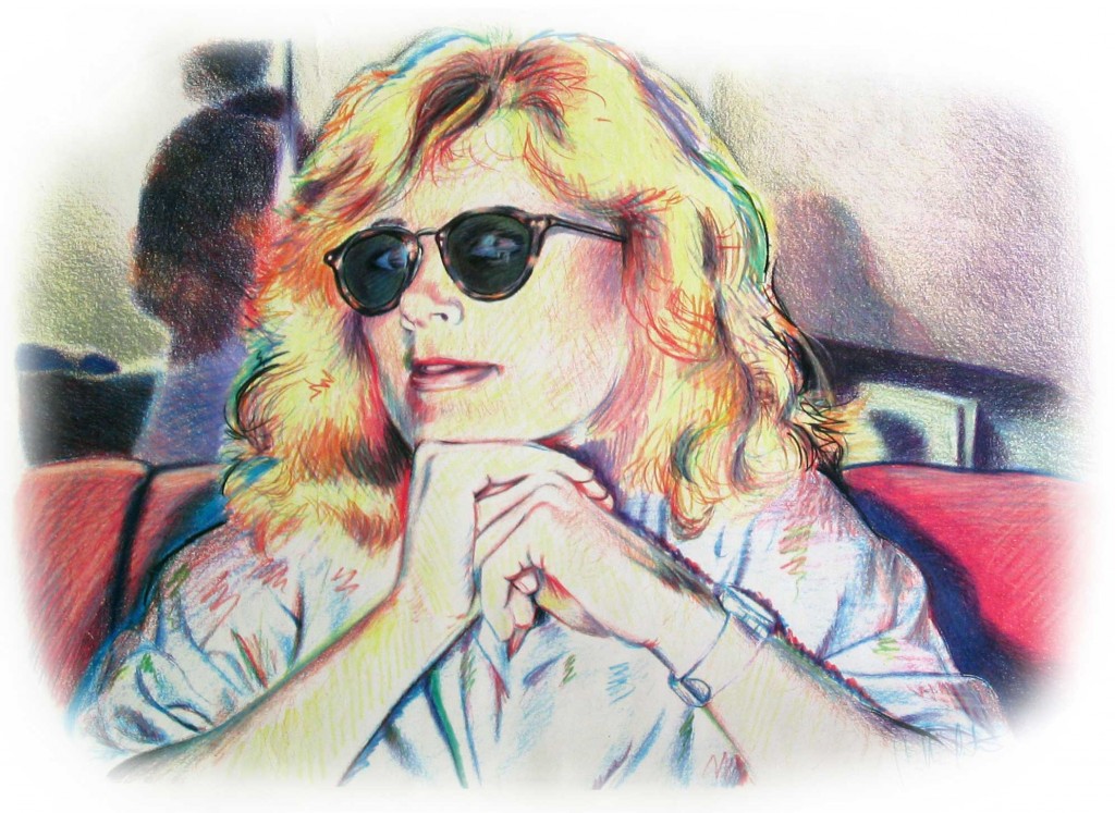 Portrait of Cheryl Panek 1 (color pencils)