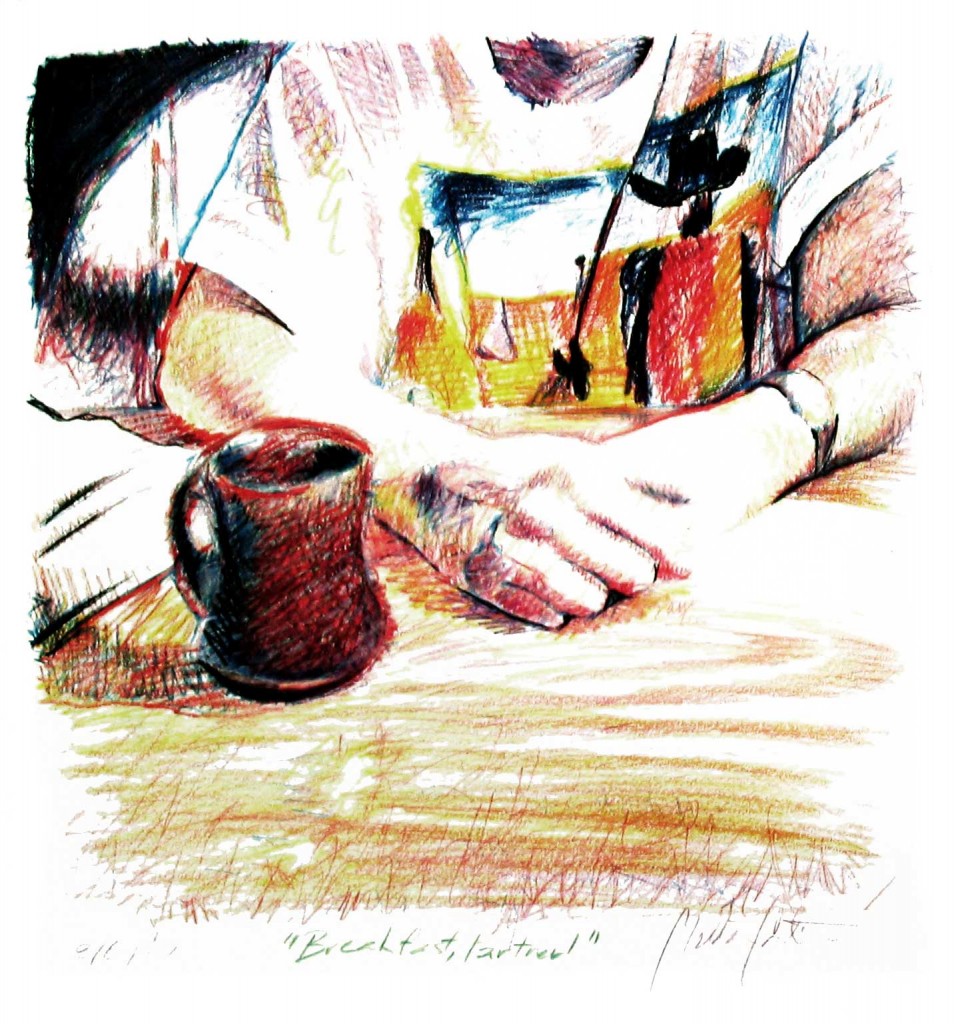 Portrait of Cheryl Panek 2 (color pencils)